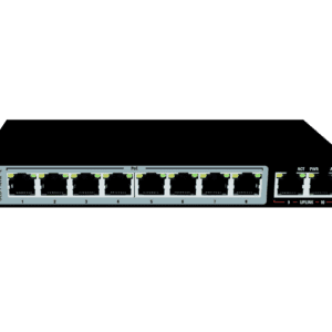 D-Link 10-Port Gigabit PoE Switch with 8 Long Reach PoE Ports and 2 Uplink Ports - DGS-F1010P