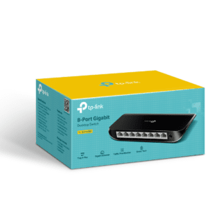 TP-Link 8-Port 10/100/1000Mbps Gigabit Desktop Switch - TL-SG1008D