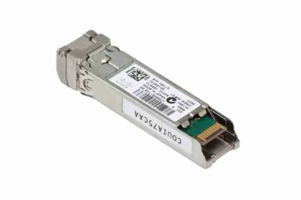 Cisco SFP-10G-SR, 10GBASE-SR SFP Module, up to 400m on OM3 Multimode Fiber