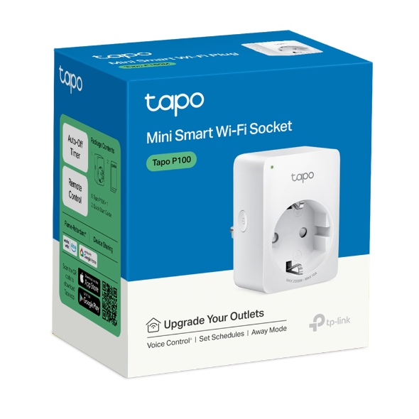 TP-Link Mini Smart Wi-Fi Socket - TL-TAPO P100 (1-PACK)