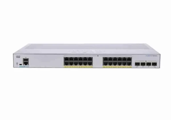 Cisco CBS350 24-Port Gigabit PoE Managed Switch with 4×SFP